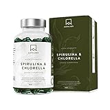 Bio Spirulina Chlorella Algen Kapseln [1800mg pro Dosis] - 200 Spirulina Pulver und...