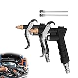 TIANLIN Luftpistole für Kompressor, 2 Stück Edelstahl Druckluftpistolen, mit 9 cm...