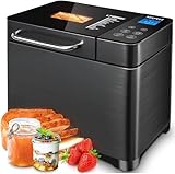 KEEPEEZ 2LB Brotbackautomat, Quarz Schnellheizer Brotbackautomaten Edelstahl with...