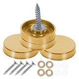 Gadpiparty 22mm Edelstahl Schraubkappen Für Werbeschilder Dekorative Halterungen Für...