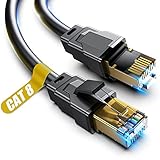 Akake Cat-8-Ethernet-Kabel, 0,5 m, 2 m, 5 m, 6 m, 9 m, 12 m, 15 m, 18 m, 30 m, robustes...