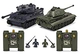 JAMARA 403635 - Panzer Tiger Battle Set 2,4 GHz - Battlemodus mit simulierter...