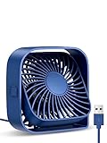 TOPK USB Ventilator Mini Schreibtischventilator leiser Betrieb und starker Luftstrom, 3...