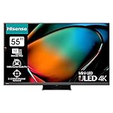 Hisense 55U8KQ Mini LED 4K ULED Smart TV - 139 cm (55 Zoll) Dolby Vision IQ & Atmos, 120Hz...