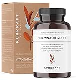 Kurkraft® Vitamin B Komplex bioaktiv Forte mit Kofaktoren - 500 µg Vitamin B12 je...