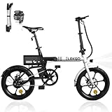 ELEKGO E Bike Klapprad, 16 Zoll Elektrofahrräder,mit Abnehmbar Akku, E-Faltrad...