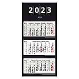 herlitz 3-Monats-Wandkalender 2023, 33 x 70 cm, 1 Stück