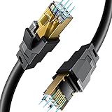 Cat-8-Ethernet-Kabel, 91 cm, 3 m, 6 m, 9 m, 15 m, 100 m, strapazierfähiges...