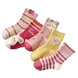 SOIMISS 5 Paar Kaninchen-Röhrensocken Herbstsocken Rüschensocken Tiersocken...