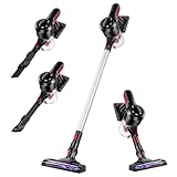 SUPKITD Kabelloser 6-in-1 Akku-Staubsauger mit 17000Pa Saugleistung, abnehmbarem Akku für...