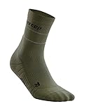 CEP - REFLECTIVE COMPRESSION MID CUT SOCKS für Herren | Reflektierende Laufsocken in...