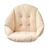 H.B.YE schalenförmiges Stuhlkissen, 40 cm, kuscheliges Velours, elastisch, wasserdicht,...