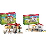 SCHLEICH 42407 Farm World Bauernhaus mit Stall und Tieren & 42502 Farm World...