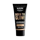 NYX Professional Makeup Born to Glow Radiant Foundation, Schillerndes Finish,...