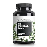 Bio Curcuma & Ingwer – 180 Kapseln – Bio Kurkuma, Bio Ingwer & Bio Pfeffer – mit...