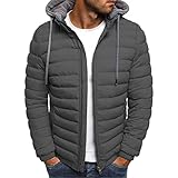 Auifor Winterjacke Herren，Light Funktionsjacke Winter Warme Daunen Steppjacke Männer...