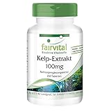 Fairvital | Kelp Tabletten - 150mcg natürliches Jod aus Braunalgen Extrakt - HOCHDOSIERT...