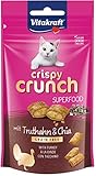 Vitakraft Katzensnack Crispy Crunch Truthahn und Chia, 1x 60g