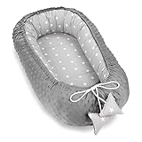 Warmes Nestchen Baby 90x50 cm - Kuschelnest Neugeborene Nestchen Winter/Herbst Kokon...