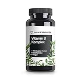 Vitamin B Komplex – 365 Tabletten für 12 Monate – Premium-Rohstoff Quatrefolic® –...