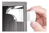 Babysicherheit Magnetisches Schrankschloss 10 Schlösser mit 2 Schlüssel, unsichtbare...