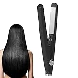 Haarglätter Glätteisen - Wiederaufladbares 2-in-1-Haarstyling-Gerät zum Glätten und...