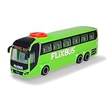 Dickie Toys - Spielzeug-Bus Man FlixBus (grün) – lenkbarer Reise-Bus (26,5 cm) zum...