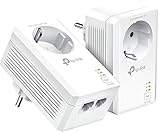 TP-Link TL-PA7027P KIT Powerline Netzwerkadapter (1000Mbit/s über Powerline, Steckdose,...