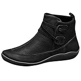 Cubinest Ankle Boots Damen Mit Absatz Klassische Elegant Cowboystiefel Stiefel Mädchen...