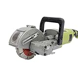 Mauernutfräse 4000W mit 5 Sägeblättern – Staubfreie Nutfräsmaschine für Beton,...