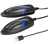 infactory Skischuhwärmer: Portabler USB-Schuhtrockner mit UV-Licht und 2 Trocken-Modulen,...