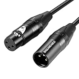 SHULIANCABLE Mikrofonkabel XLR Kabel, XLR Stecker auf XLR Buchse, Mikrofonkabel für...