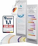 SMARDY 10x Wasser Teststreifen 13in1 Wasserteststreifen für Trinkwasser Pool Test...