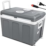 KESSER® 40L Kühlbox mit Rollen | zum Warmhalten und Kühlen | Thermo-Elektrische...