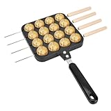 Naroote Takoyaki-Grillpfanne, Antihaft-Bratpfanne, Kleine Octopus-Kugelpfanne, für...