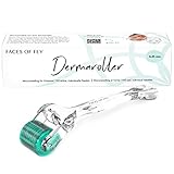 Dermaroller FACES OF FEY - 192 ECHTE NADELN- professionelles Microneedling für zuhause -...