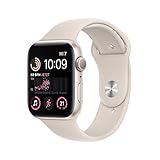 Apple Watch SE (2. Generation) (GPS, 44mm) - Aluminiumgehäuse Polarstern mit...