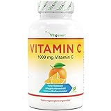 Vitamin C 1000mg - 365 Tabletten im Jahresvorrat - Time Released Effekt - Laborgeprüft -...