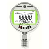 Edelstahl Intelligente Präzision Digital Display Manometer Vakuum Wasser Hydraulikdruck...