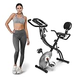 ATIVAFIT 3-in-1 Sport Fitnessfahrrad für Heimtrainer Fitnessbike für Ober-Und Un...