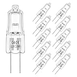 TaFiCo G4 Halogenglühbirne 20W 12V 2800K 300LM Dimmbare Warmweiße Halogenlampen G4, G4...