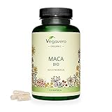 BIO MACA Kapseln Vegavero® | 3000 mg pro Tagesdosis | 100% BIO | 120 Kapseln | 4 Maca...
