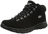 Skechers Damen Synergy Winter Nights Kurzschaft Stiefel, Black Trubuck/Trim #l, 38 EU