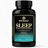 Pure Mastery® Pure Sleep Nährstoffkomplex mit Melatonin, Melisse, Passionsblume,...