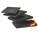 BAUHELD® Terrassenpads 90x60x 3mm [70 Stück] Hochwertige Bautenschutzmatte aus...