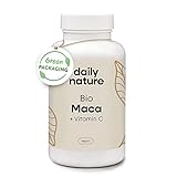 dailynature Bio Maca + Vitamin C Kapseln mit 3000 mg Bio Maca je Tagesdosis | 180 Kapseln...