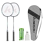 Kawasaki Badminton schläger Federball Set Badminton Racket badmintonschläger Profi mit 3...