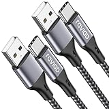 RAVIAD USB C Kabel [2Stück 1M], Ladekabel USB C Schnellladekabel Nylon USB C Ladekabel...