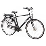 TRETWERK - 28 Zoll E-Bike Herren Pedelec - Mystic schwarz - E-Citybike Herrenfahrrad mit 7...