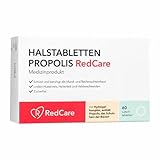 RedCare Halstabletten Propolis (60 Stück) ohne Zucker - Propolis Kapseln lindern...